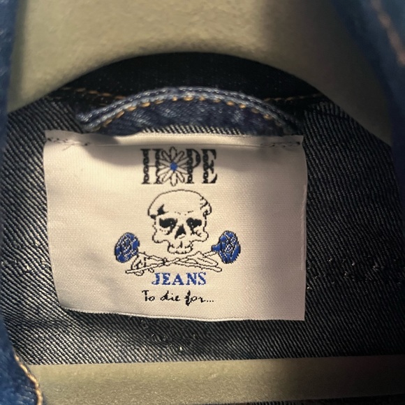 Hope to die for Jean jacket heart studded - Picture 4 of 5